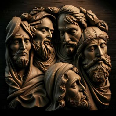 3D model Apostles (STL)